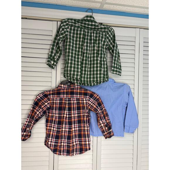 Various brands long sleeve button down collar dress shirts boys toddler size 4T - Picture 3 of 3